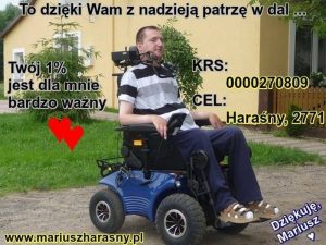1% podatku dla Mariusza Harasnego