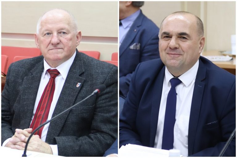 Turek. Sesja rady powiatu, Zdzisław Wojtkowiak, Jan Gruca