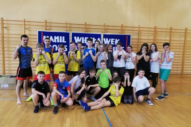 SP 1 Turek. Trening z Kamilem Więcławkiem