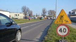 Turek. Skrzyżowanie ulic Kolska Szosa i Wyszyńskiego
