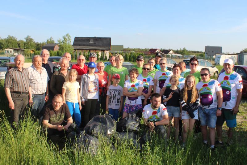 #trashtag challenge nad zbiornikiem Przykona