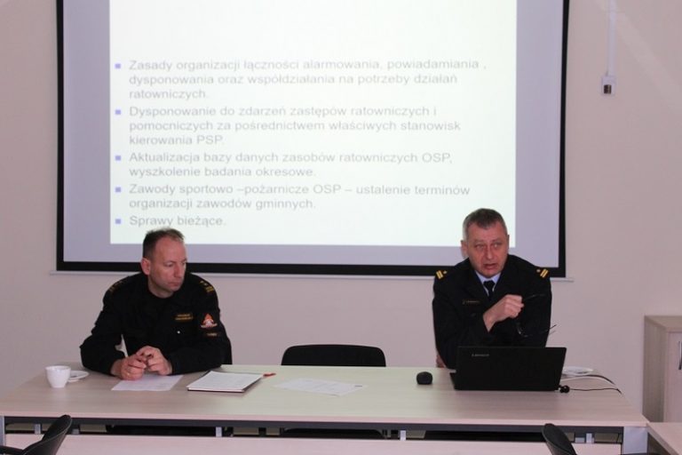 Narada szkoleniowa w PSP Turek