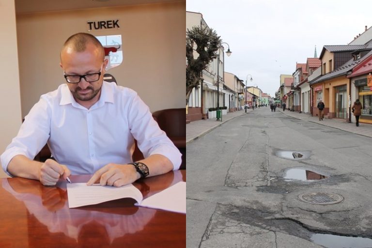 Turek. Przebudowa ulicy Kaliskiej