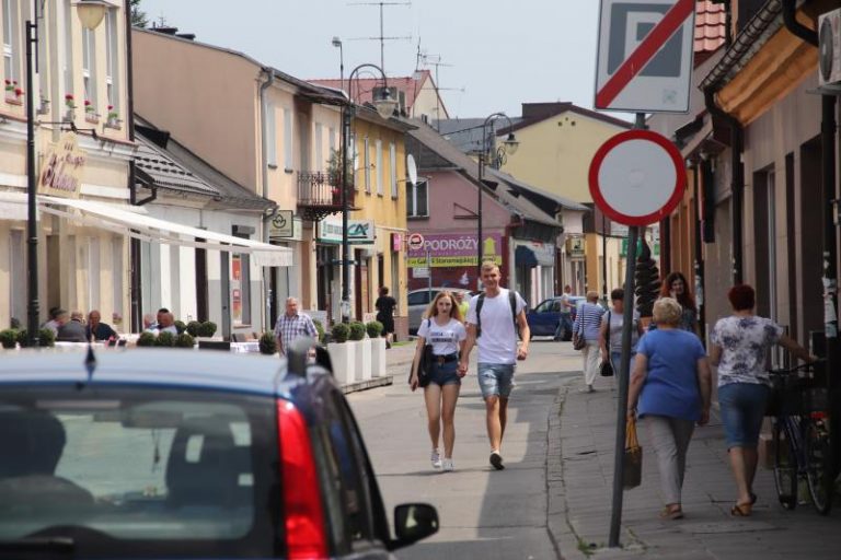 Deptak na ul. Kaliskiej w Turku