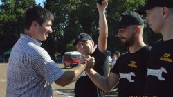 Kaczki Średnie. Gminne zawody sportowo - pożarnicze