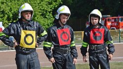 Kaczki Średnie. Gminne zawody sportowo - pożarnicze