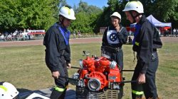 Kaczki Średnie. Gminne zawody sportowo - pożarnicze