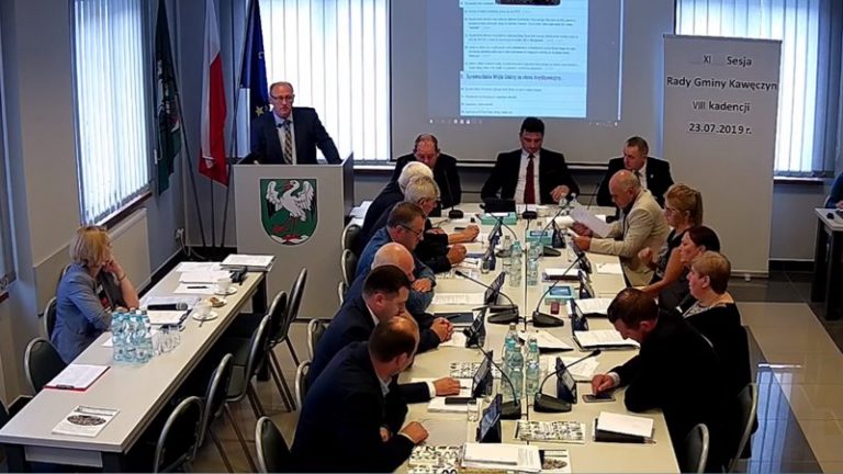 Kawęczyn. Sesja rady gminy