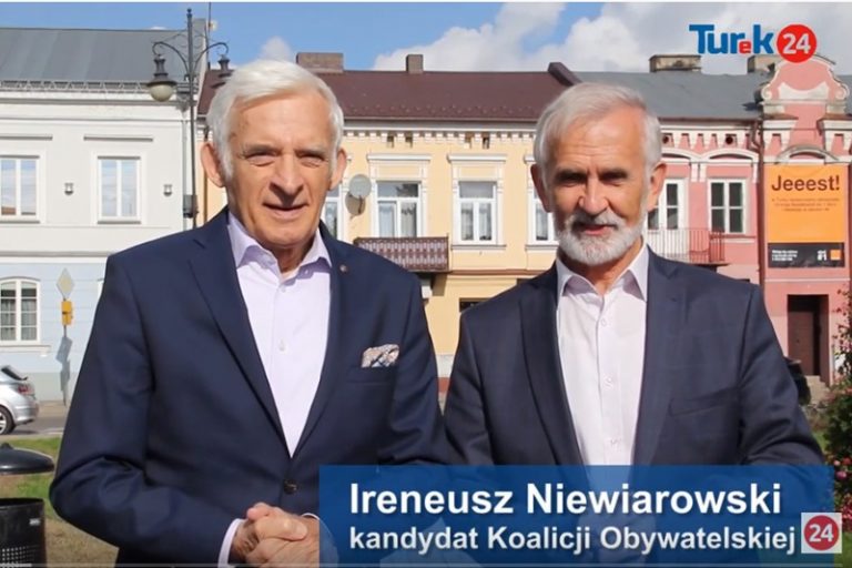 Jerzy Buzek i Ireneusz Niewiarowski