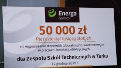 ZST Turek otrzymał 50 tys. zł od Energa na wyposażenie laboratorium