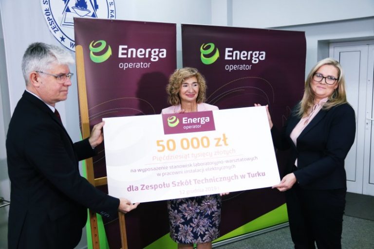 ZST Turek otrzymał 50 tys. zł od Energa na wyposażenie laboratorium
