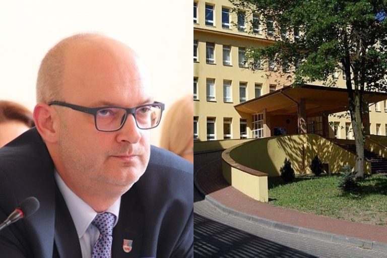 SP ZOZ Turek tonie. Starosta Dariusz Kałużny