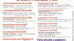 Turek. Ferie zimowe w MDK i kinie TUR