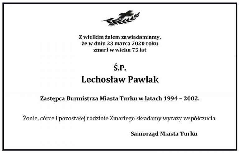 Lechosław Pawlak nie żyje