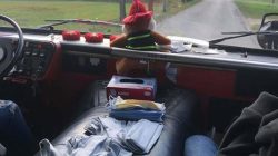 OSP Wyszyna. Maseczki dla mieszkańców