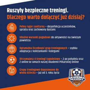 Ruszyły bezpieczne treningi Akademii Piłkarskiej Reissa