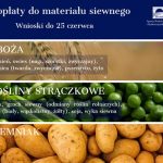 materiał siewny - dopłaty 2020