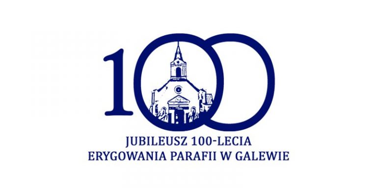 Jubileusz 100-lecia erygowania parafii w Galewie - logo