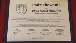 Podziękowanie dla Józefa Mikosika