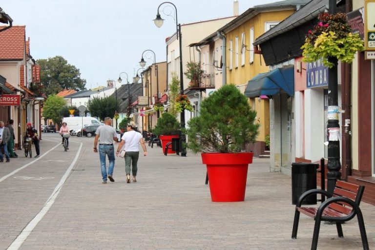 Turek. Deptak ul. Kaliskiej