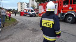 Turek. Wybuch butli z gazem na ul. Wyszyńskiego 14