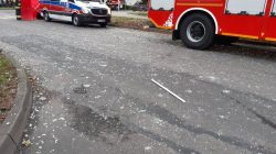 Turek. Wybuch butli z gazem na ul. Wyszyńskiego 14
