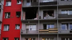 Turek. Wybuch butli z gazem na ul. Wyszyńskiego 14