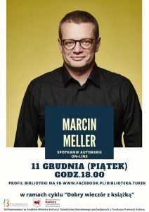 Marcin Meller w turkowskiej bibliotece (online) - plakat