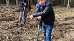 Leśnictwo Grzymiszew - akcja sadzenia drzew