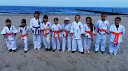 Zawodnicy KSiSW na zgrupowaniu Kyokushinkai Karate