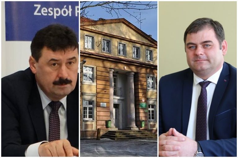 Batalion WOT będzie jednak stacjonował w Kleczewie, a nie w b. Domu Dziecka w Turku; od lewej: Ryszard Brtosik, mariusz Seńko