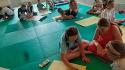 UKS Judo Tuliszków na obozie w Łazach (2021)
