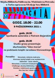Turek. Noc Bibliotek