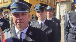 OSP Turek na obchodach 100-lecia w Warszawie | od lewej: dh Tadeusz Wojciechowski