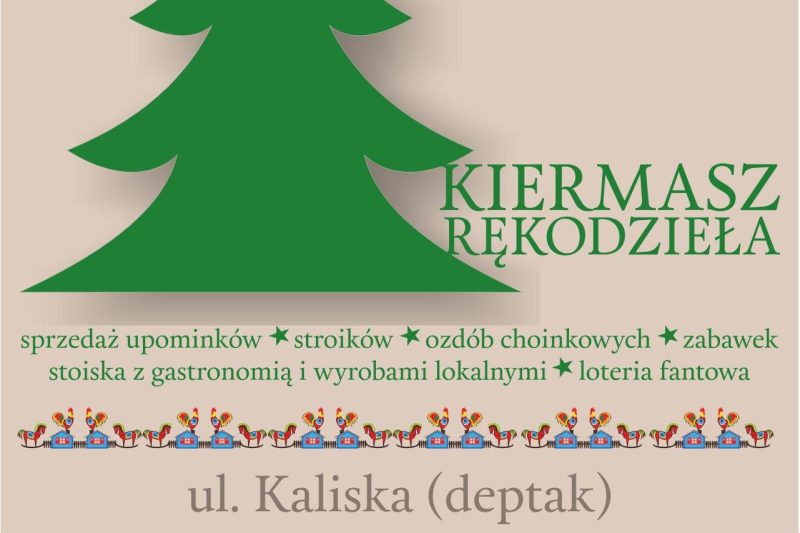 Kiermasz Rękodzieła (2021) na deptaku ul. Kaliskiej w Turku