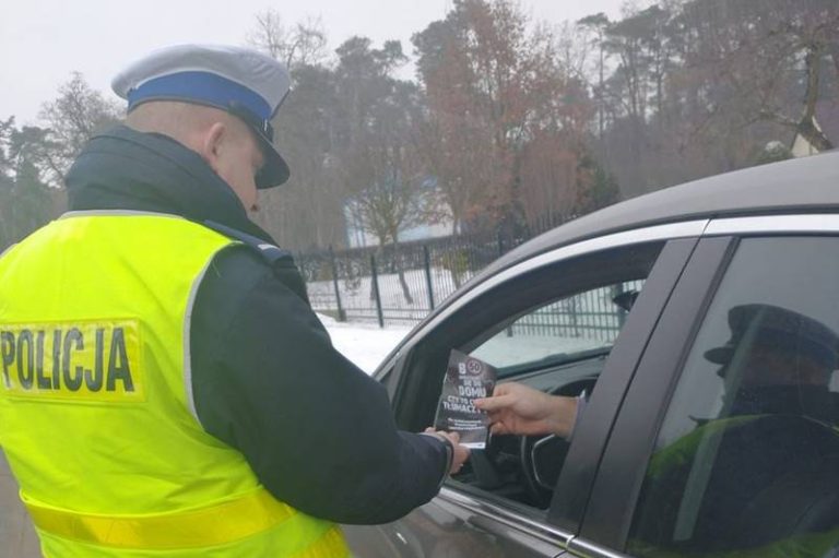 Na kontroli drogowej tym razem ulotki i pouczenia zamiast mandatów