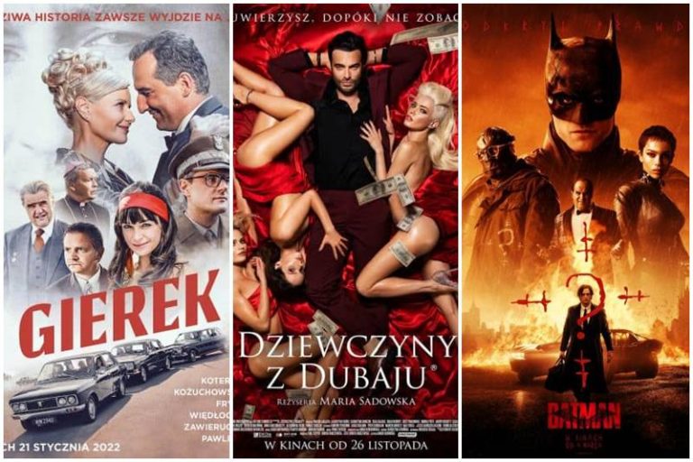 Kino TUR - repertuar na marzec | od lewej: Gierek, Dziewczyny z Dubaju, Batman