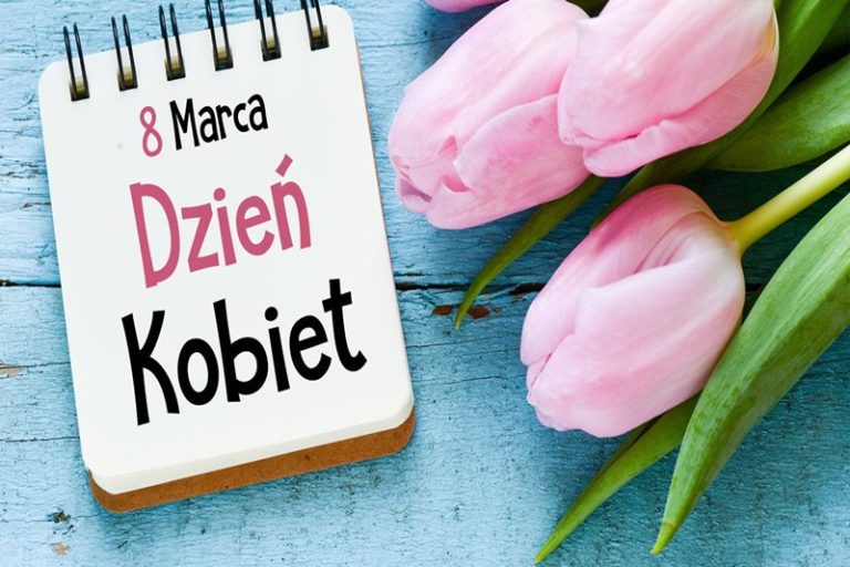 Dzień Kobiet - kartka z kalendarze