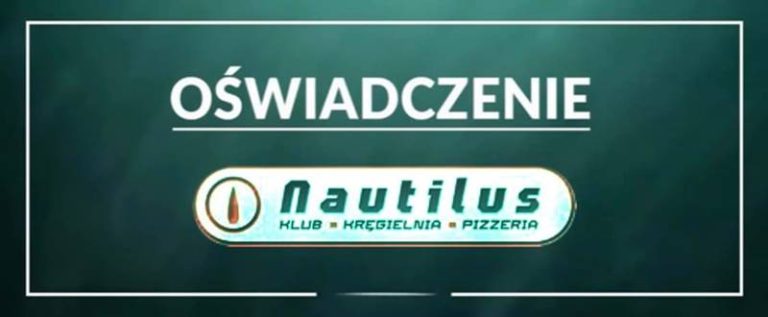 Oświadczenie zarządu klubu Nautilus w Uniejowie