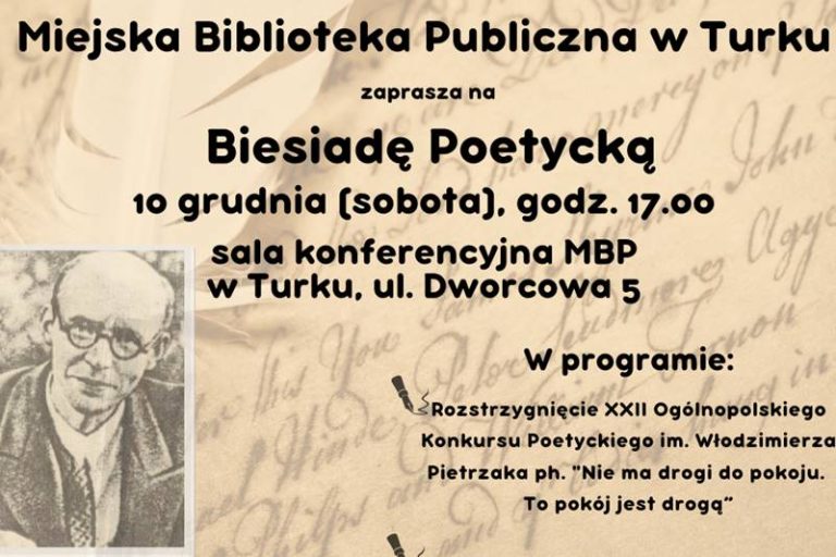 Sobotnia biesiada poetycka w bibliotece