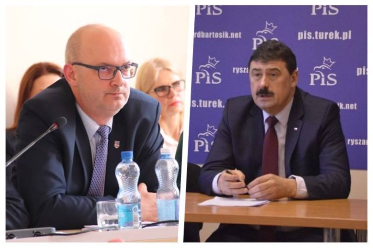 od lewej: starosta Dariusz Kałużny, poseł Ryszard Bartosik