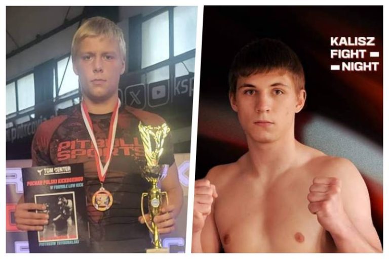 Udane występy zawodników Striker Turek od lewej: Aleksander Kowalczyk, Patryk Szulc