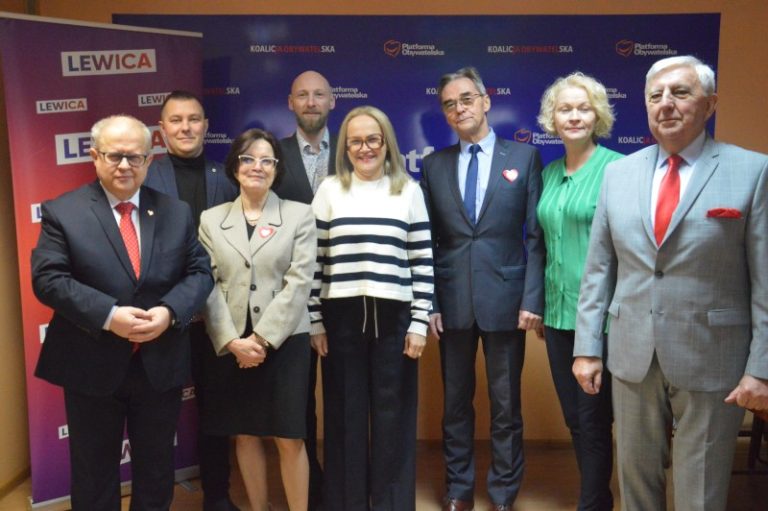 Platforma Obywatelska w Turku oraz Nowa Lewica w turku na wspólnej konferencji, na której zaprezentowano wspólnego kandydata na burmistrza Piotra Rybarskiego