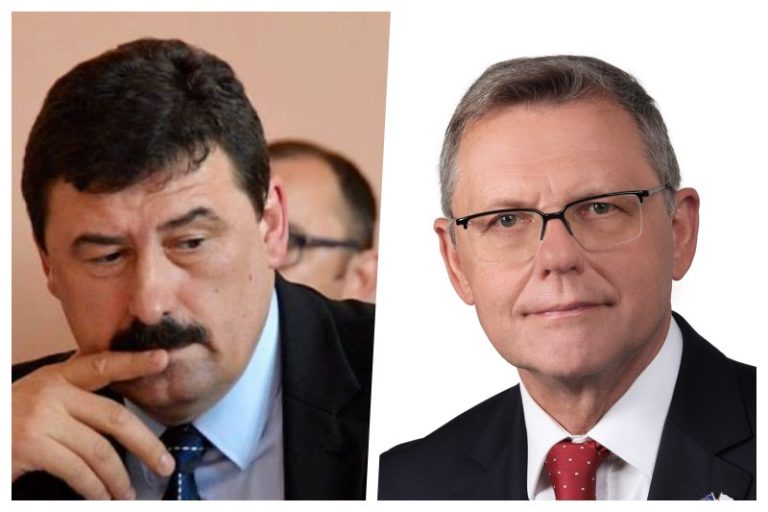 od lewej: poseł Ryszard Bartosik (PiS), Tomasz Nowak (PO)
