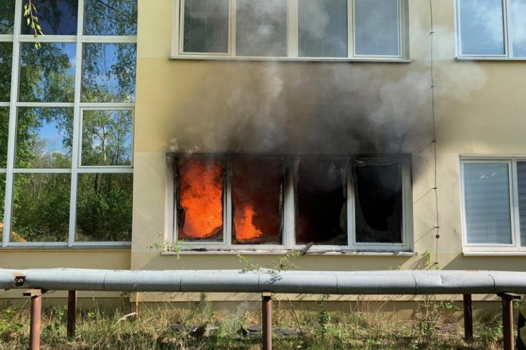 Trenowali gaszenie wewnętrznych pożarów