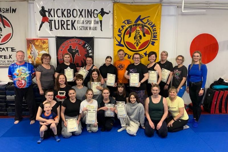 XXV kurs samoobrony “Kobieta Bezpieczna” w Klubie Sportów i Sztuk Walki w turku