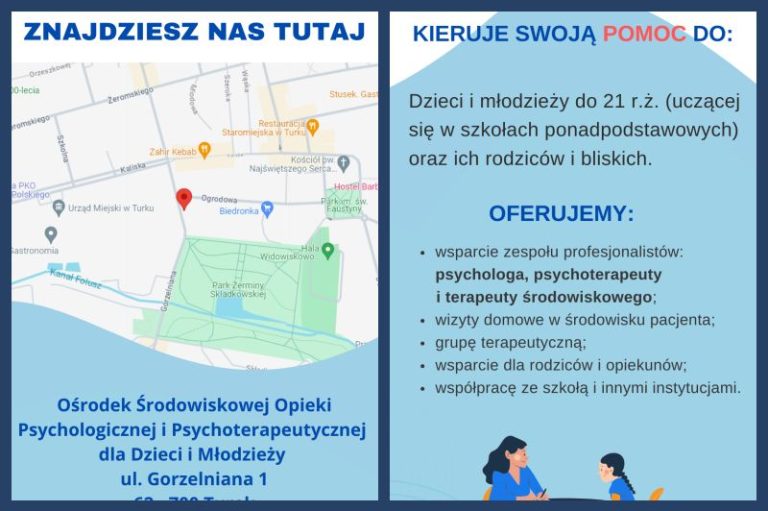 środek środowiskowej opieki psychologicznej i psychoterapeutycznej dla dzieci i młodzieży w Turku