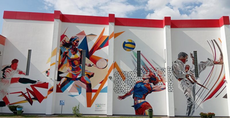 Malanów - ekologiczny mural z użyciem farb fotokatalitycznych