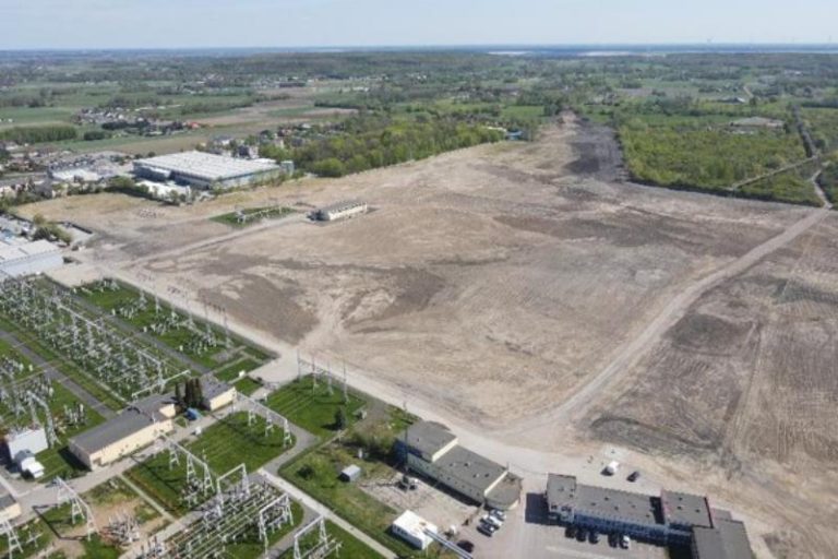 Plac budowy przyszłej elektrowni CCGT Adamów