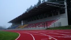 Trybuna na stadionie w Radziejowie (kujawsko-pomorskie)